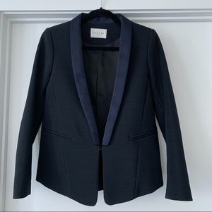 Sandro Navy Tuxedo Blazer - Size 38